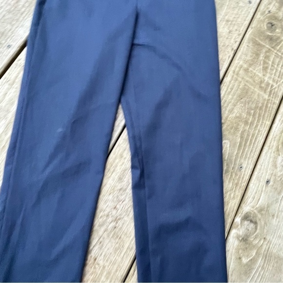 NWOT $275 Hugo Boss navy slacks trousers pants slim leg - career office size 2 - Picture 3 of 9